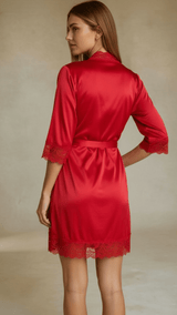 DFlorie Robe Renda Luxo Roupão Noiva - LaBella Pijamas