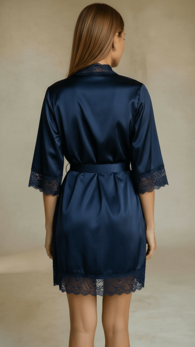 DFlorie Robe Renda Luxo Roupão Noiva - LaBella Pijamas